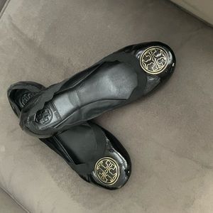 Tory Burch patent leather ballet flats